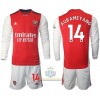 Maglia da Calcio a Maniche Lunghe Arsenal Aubameyang 14 Casa 2021-22 per Bambino